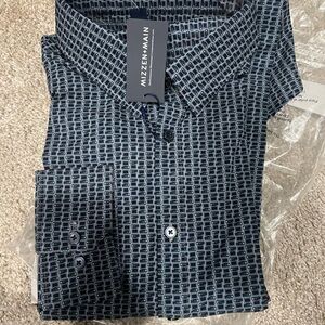 Mizzen+Main Men's Blue Shirt